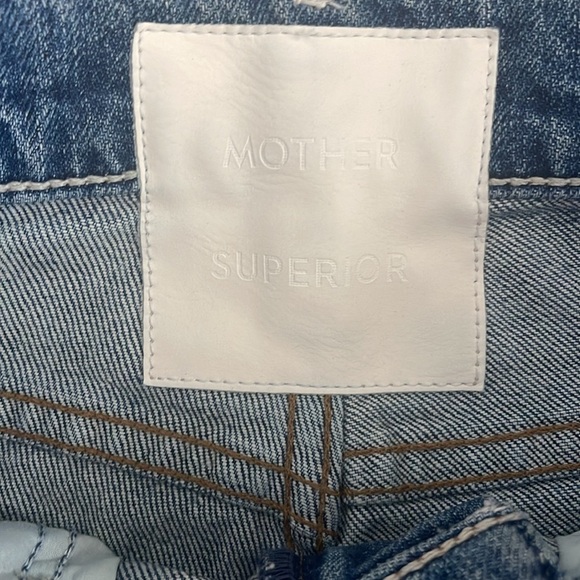 MOTHER High Waisted Rider Ankle Running With Scissors Size 24 - Picture 5 of 7